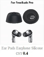 Ear Pads For Airpods Free Buds3 Pro Wireless Bluetooth Iphone Earphones Silicone Ear Caps Earphone Case Earpads Eartips 2pcs