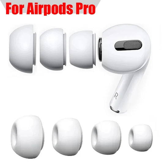 4 Pair Ear Tips for Airpods Pro 1st 2nd gen Noise Reduction Silicone Earbuds Ear Pads Earplug Cover XS/S/M/L Eartip Earcap Plug