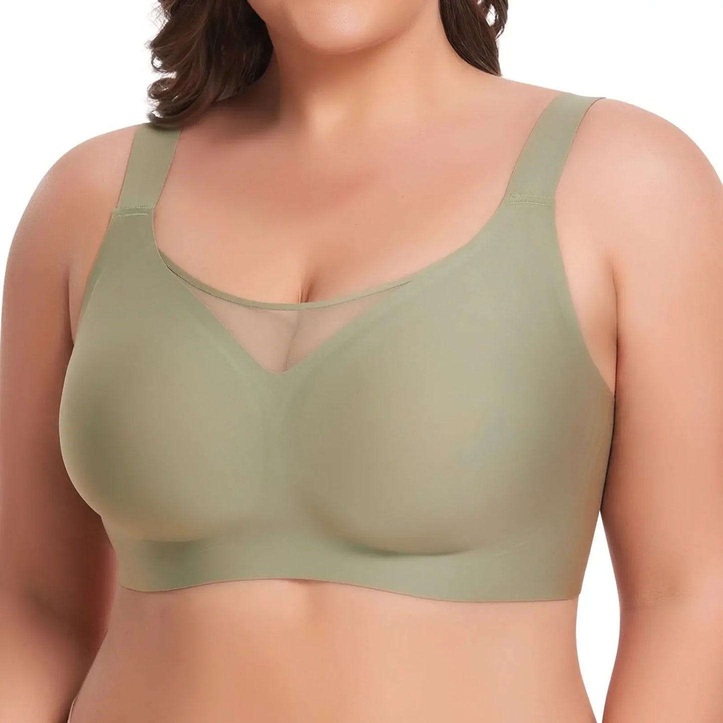 Bras for Women Pack Non Wired Bra Women's Padded Full Cup Bra Without Underwire With Padding Seamless Bustier Bralette