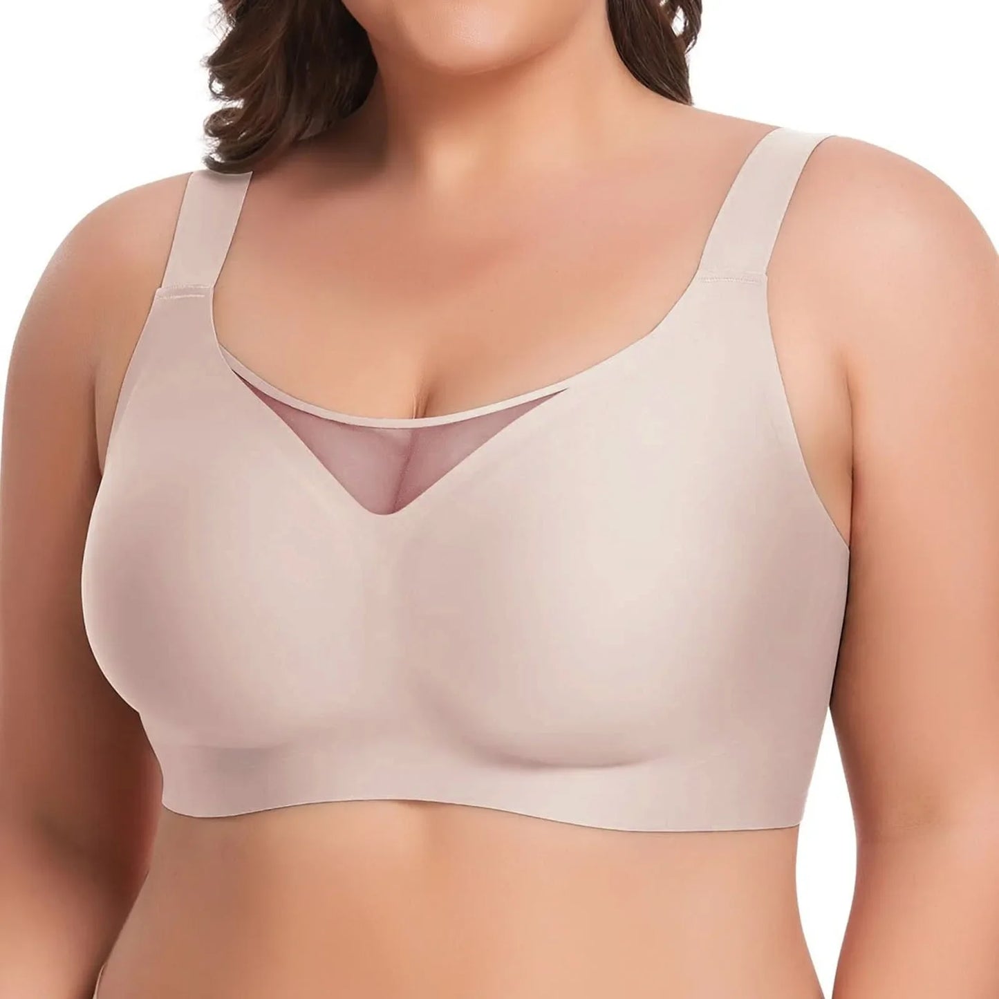 Bras for Women Pack Non Wired Bra Women's Padded Full Cup Bra Without Underwire With Padding Seamless Bustier Bralette