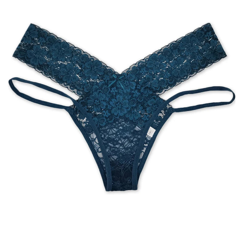 Sexy Lace Ladies Panties Low Waist Underwear Briefs Female Solid Color Underpants Breathable Hollow Out Seamless Lingerie