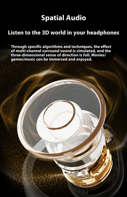 EarFun OpenJump Open-Ear Wireless Earbuds 4-mic AI Noise Cancellation IPX7 Waterproof Hi-Res LDAC Low Latency Earphone Custom