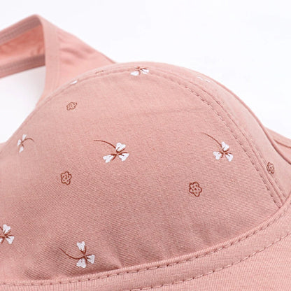 Bra Cotton Women Wire Free Bras Front Closure Brassiere Female Confortable Underwear Everyday Large Bust 52BC 50BC Cup