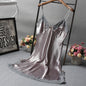 Sexy Lace Patchwork Nightwear Lingerie Nighty V Neck Wedding Dress Sleep Wear Nightdress Clothes Sexy Women's Nightgowns