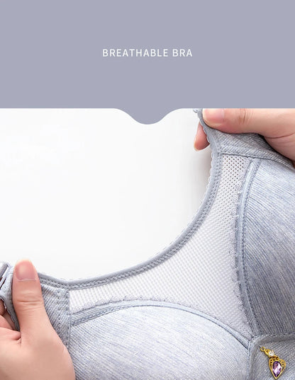 Bra for Women Comfortable Non-slip Push-up Sports Bra with Wide Shoulder Straps Chest Pad for Women Breathable lingerie