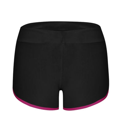 Women Mid Waist Shorts Girl Slim Fit High Stretchy Short Trousers Female Tight Shorts For Ladies Running Shorts Slim Fit Elastic