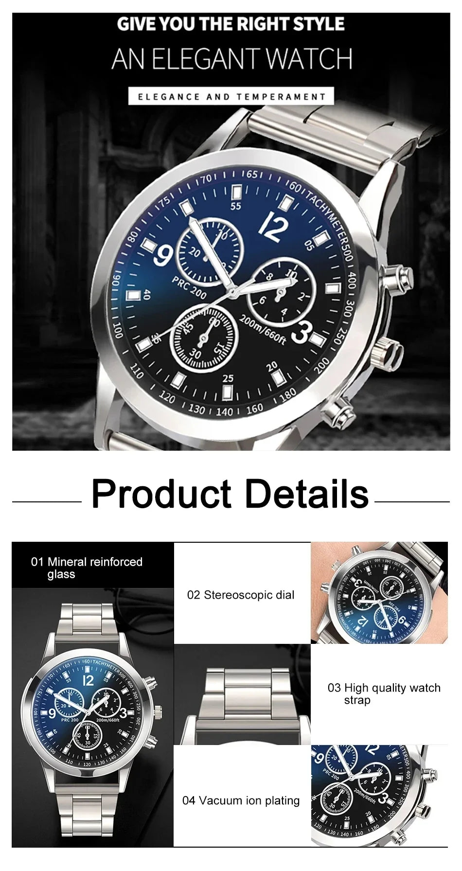 New Men Watches Luxury Band Round Watch Fashion Blu-ray Roman Watch for Man Relojes Para Hombre שעון ספורט Часы Мужские Наручные