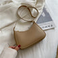 Women's Fashion Handbags Retro Solid Color PU Leather Shoulder Underarm Bag Casual Women  Handbags Designer Bag