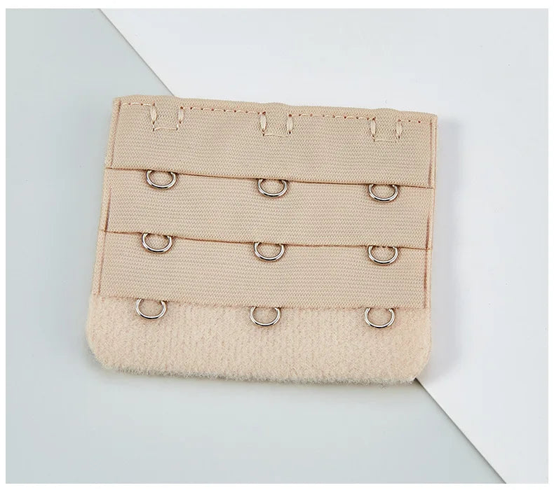 2024 Bra Extender 3 Hooks Women Elastic Bra Extension Strap Hook Clip Intimates Adjustable Lengthened Buckle Bra Accessories