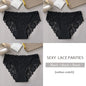 3PCS/Set Luxury Floral Embroidery Lace Panties Women Briefs Sexy Hollow Lingerie Female Underwear Ladies Breathable Underpants